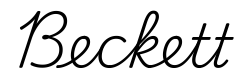beckett签名范例