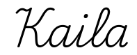 kaila签名范例