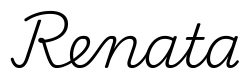 renata签名范例