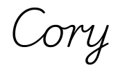 cory签名范例