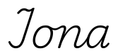 iona签名范例