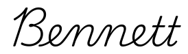 bennett签名范例