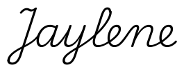 jaylene签名范例