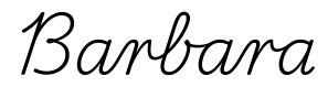 barbara签名范例