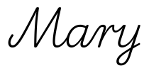 mary签名范例