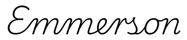 emmerson签名范例