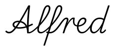 alfred签名范例