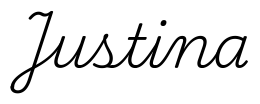 justina签名范例