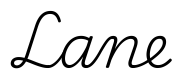 lane签名范例