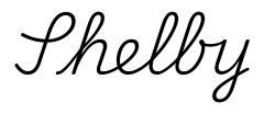 shelby签名范例