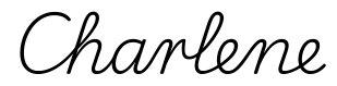 charlene签名范例