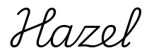 hazel签名范例