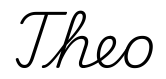 theo签名范例