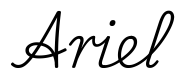 ariel签名范例