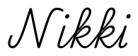 nikki签名范例