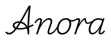anora签名范例