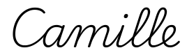 camille签名范例
