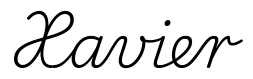 xavier签名范例