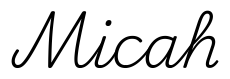 micah签名范例