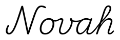 novah签名范例