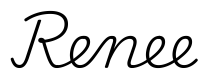 renee签名范例