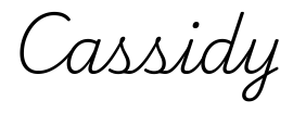 cassidy签名范例