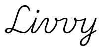 livvy签名范例