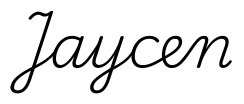 jaycen签名范例
