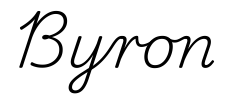 byron签名范例