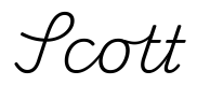 scott签名范例