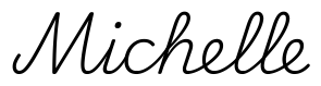 michelle签名范例