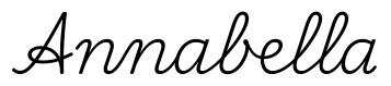 annabella签名范例