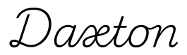 daxton签名范例