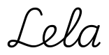 lela签名范例