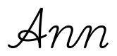 ann签名范例