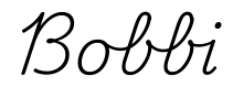bobbi签名范例