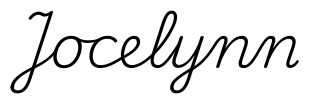 jocelynn签名范例