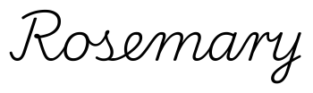 rosemary签名范例