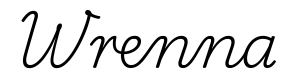 wrenna签名范例