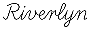riverlyn签名范例