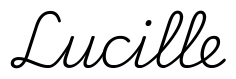 lucille签名范例