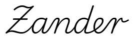 zander签名范例