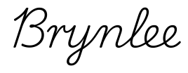brynlee签名范例