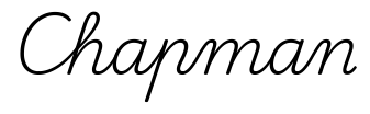 chapman签名范例