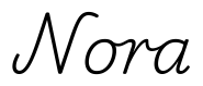 nora签名范例