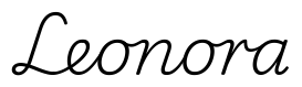 leonora签名范例