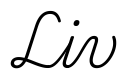 liv签名范例