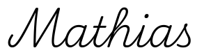 mathias签名范例