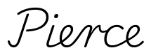 pierce签名范例