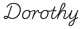 dorothy签名范例